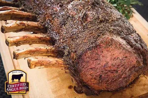 Perfect Pepper & Herb Crusted Prime Rib